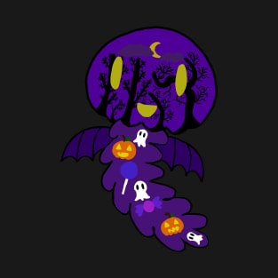 Halloween bat jellyfish T-Shirt