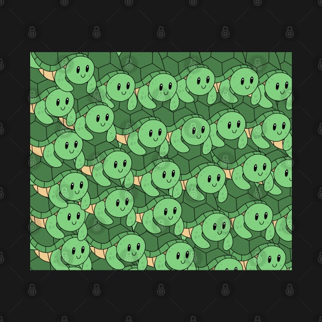 Green Sea Turtle Pattern by pako-valor