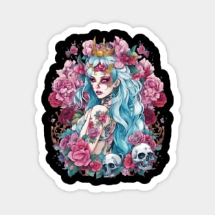 Zombie Girl Magnet