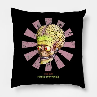 Mars Attacks Retro Japanese Pillow