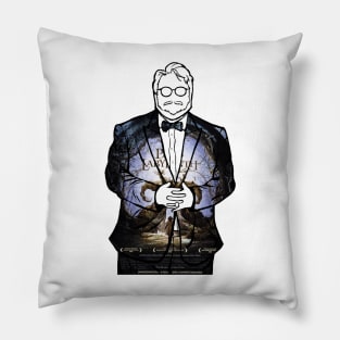 Guillermo Del Toro portrait ( Pan's Labyrinth) Pillow