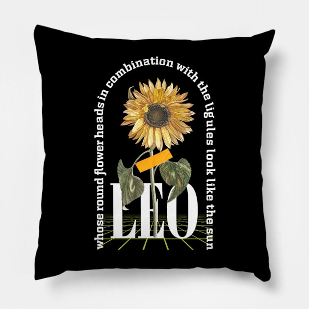 zodiac leo streetwear Pillow by fahmidayan