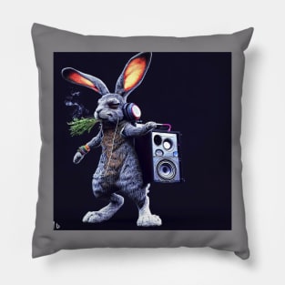 Music and Bunny Pillow