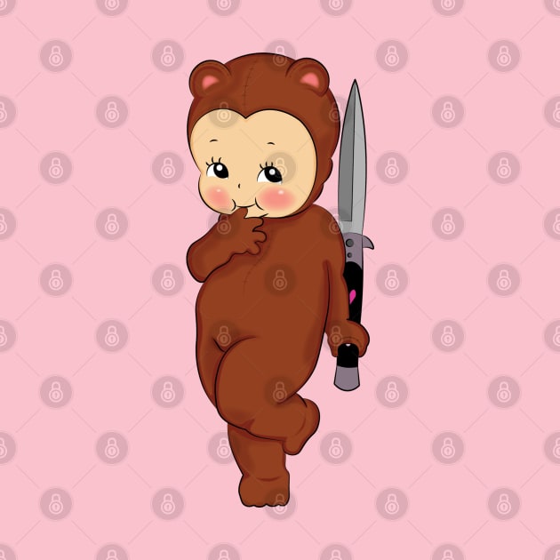 Kewpie BAD TEDDY by Pinches Dibujos Feos