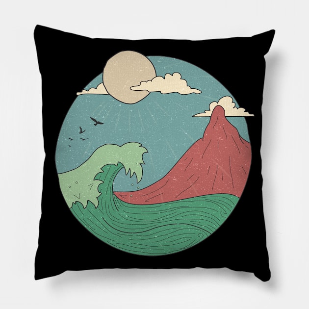 Beautiful Day Pillow by area-design