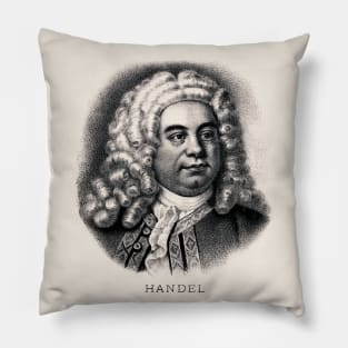 Composer George Frideric Handel Pillow