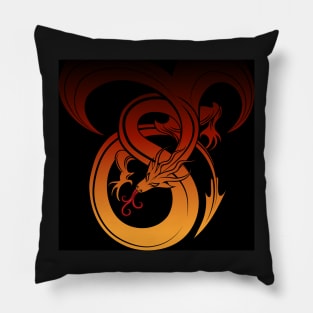 Red Dragon Pillow