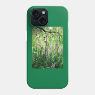 Foxgloves photograph Phone Case