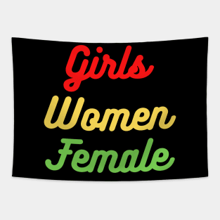 Beatiful girls,women, female Tapestry