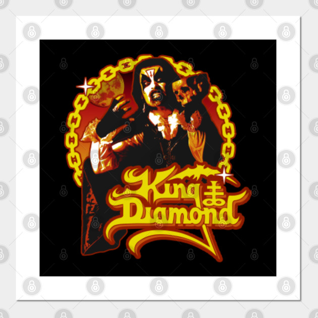 King Diamond Fatal Portrait Red King Diamond Poster Und Kunst Teepublic De
