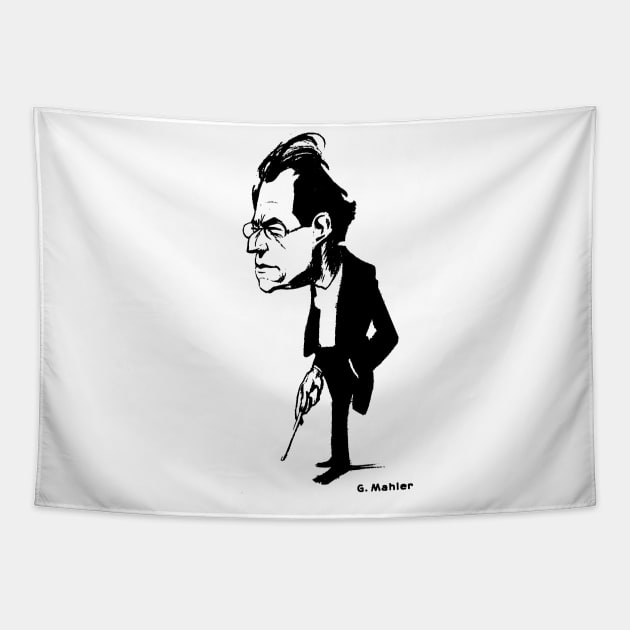 Mahler Conductor Tapestry by vivalarevolucio