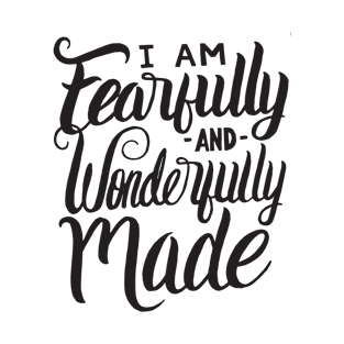 I am Fearfully and Wonderfully Made Christian Kid T-Shirt