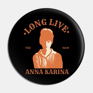 Anna karina^^^70s Vintage Pin