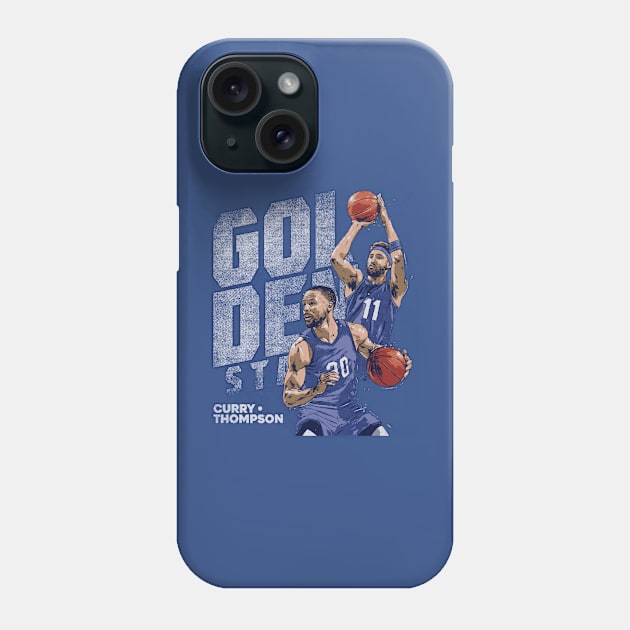 Steph Curry & Klay Thompson Golden State Duo Phone Case by danlintonpro