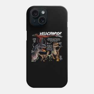 Velociraptor Fun Facts Phone Case