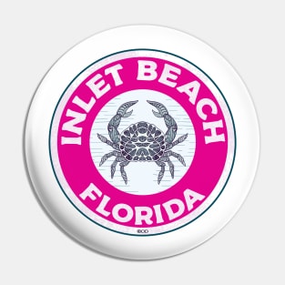 Inlet Beach Florida Crab 30A 30 A Emerald Coast Walton County Pin
