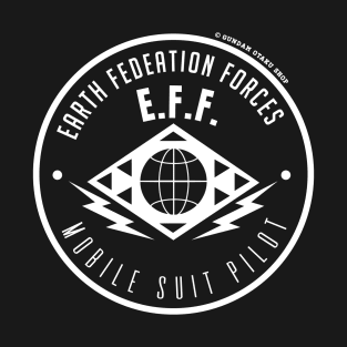 Earth Federation Ace Badge V2 T-Shirt