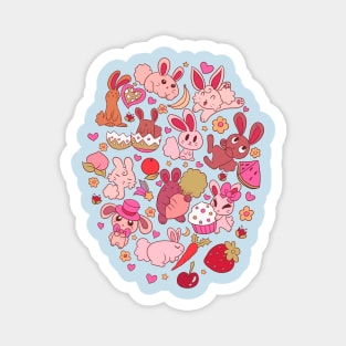 Adorable Bunnies Magnet