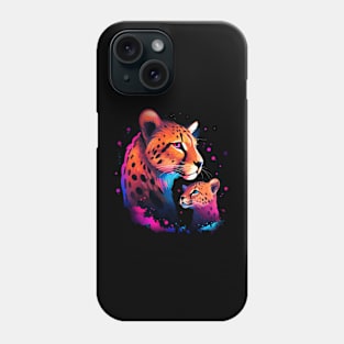 Cheetah Mothers Day Phone Case