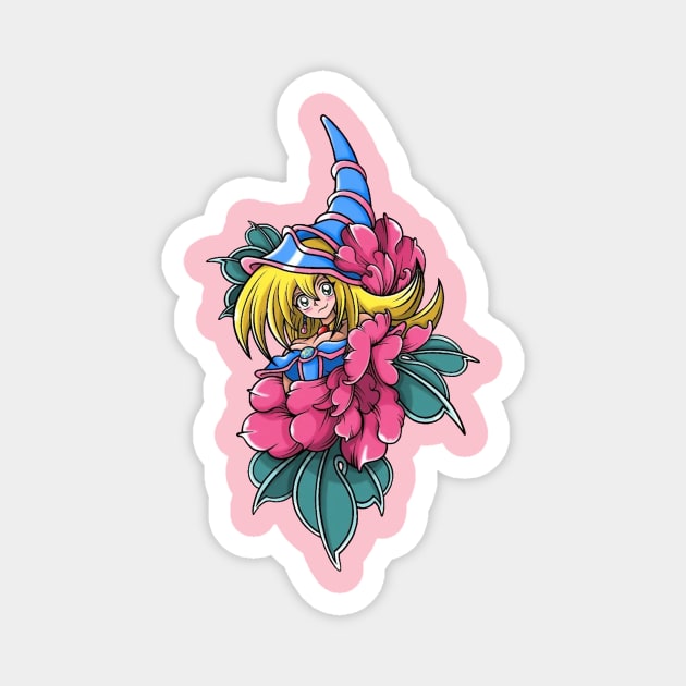 dark magician girl Magnet by dubcarnage