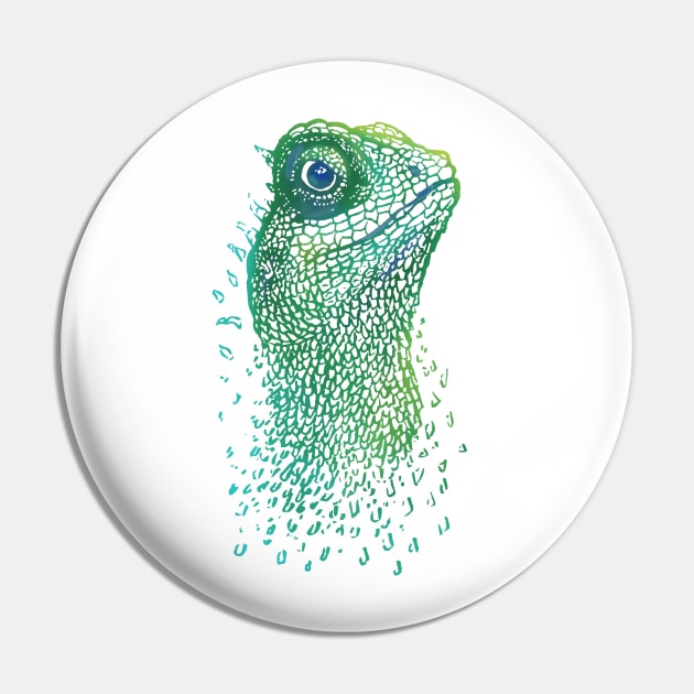 Lizard Pin by Warbler Creative