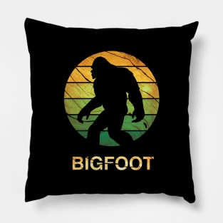 Retro Bigfoot Pillow