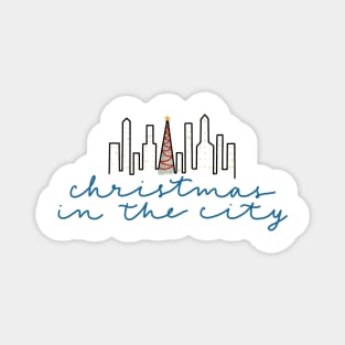 christmas in the city Magnet