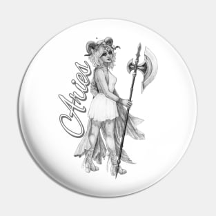 Aries Goddess Pin