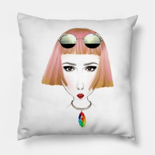 #Nft girl TP 3 Pillow