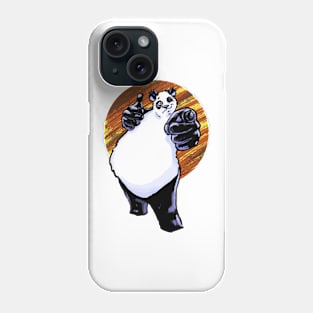 Buddy Panda with Gold Background Phone Case