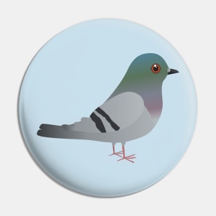 Cute pigeon Pin