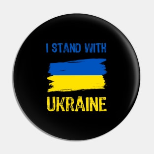 I Stand With Ukraine Pin