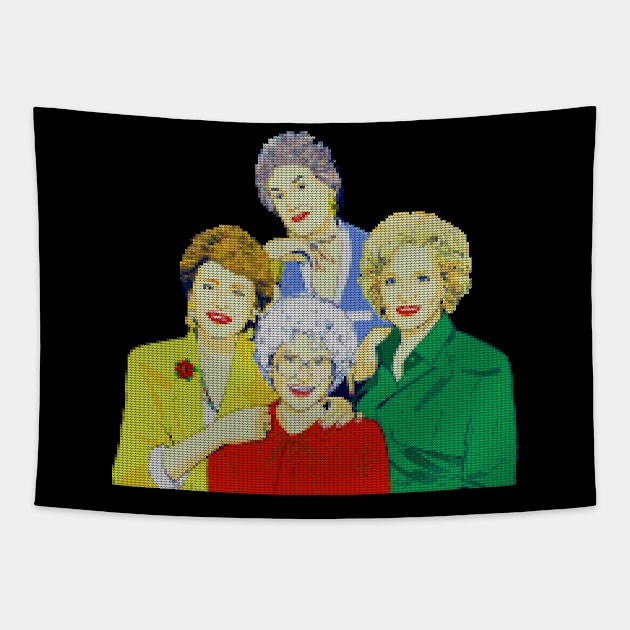 The Golden Girls Christmas Tapestry by Liar Manifesto