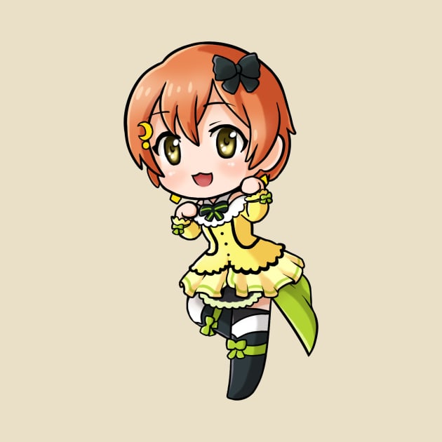 Rin Hoshizora chibi by koomalaama