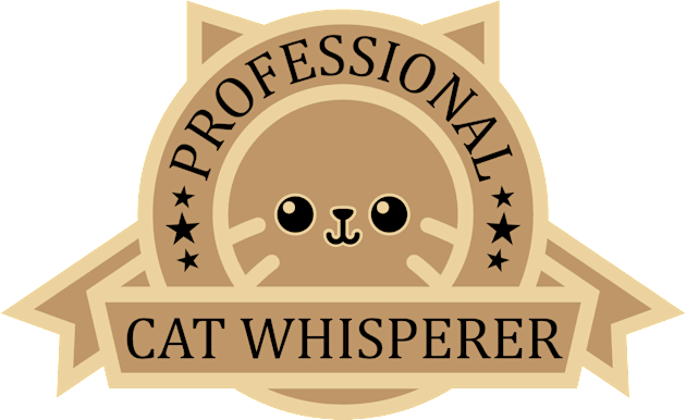 Professional Cat Whisperer Kids T-Shirt by SlothgirlArt