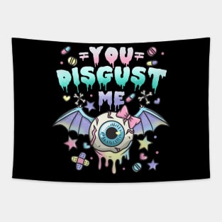 You Disgust Me - Chibi Kawaii Anime Pastel Goth Tapestry