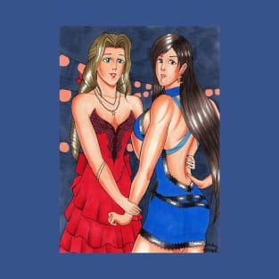 Tifa & Aerith Illustration T-Shirt