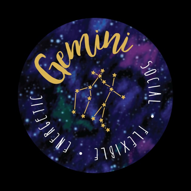 Gemini Zodiac by CreativeHermitCo