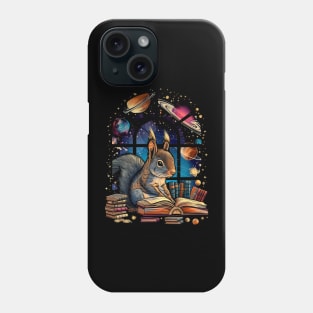 Squirrel And Book Phone Case