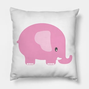 Pink Elephant Pillow