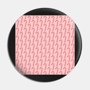 Candy Cane Pattern Pin