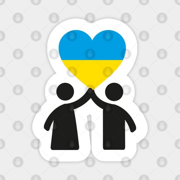 Together with Ukraine Magnet by grafart