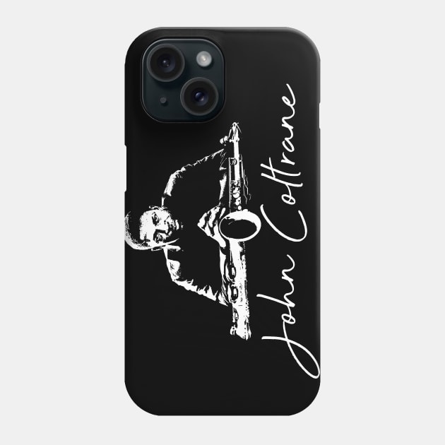 John Coltrane - Saxophone Phone Case by TheSnowWatch