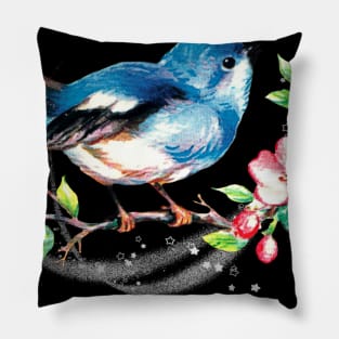 The Spring Blossom Bird Costume Gift Pillow