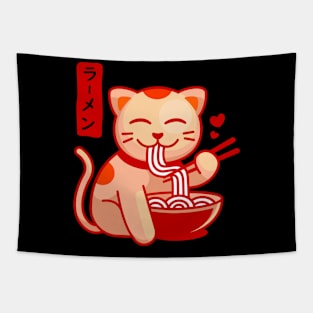 Ramen Cat Tapestry