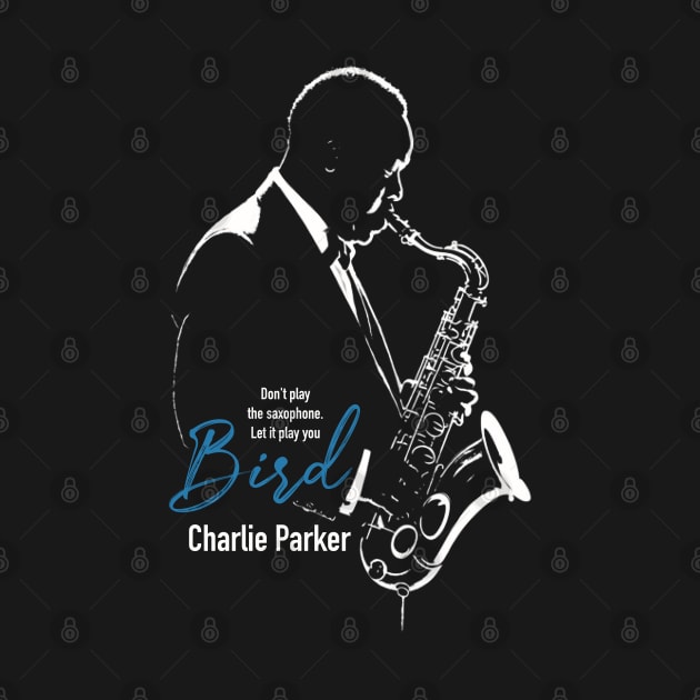 Charlie Parker silhouette by BAJAJU