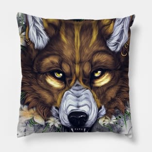 Killer Wolf Pillow