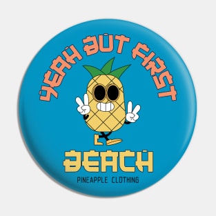 Pineapple Beach Vacay Vibes Summer Vacation Tropical Pin