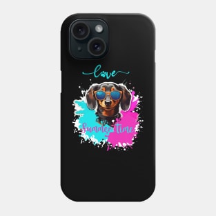 Fun Dachshund Sunglasses Phone Case