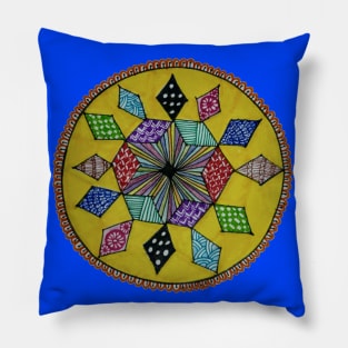 Rangoli artwork Pillow